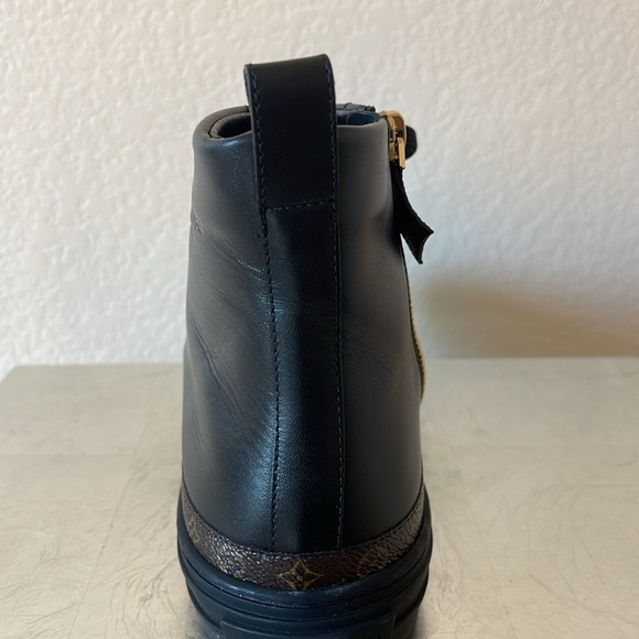 Louis Vuitton Stellar Sneaker Boot monogram tassel combat style shoe - Picture 11 of 15